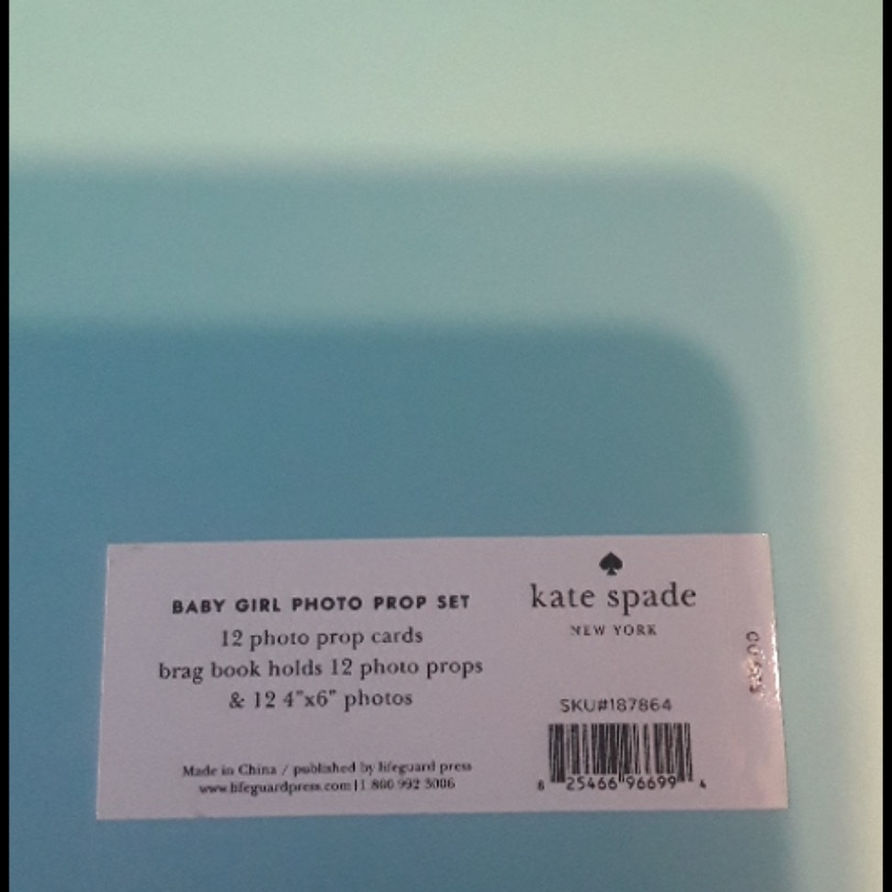 New kids Kate Spade baby girl photo prop set. - Picture 2 of 4